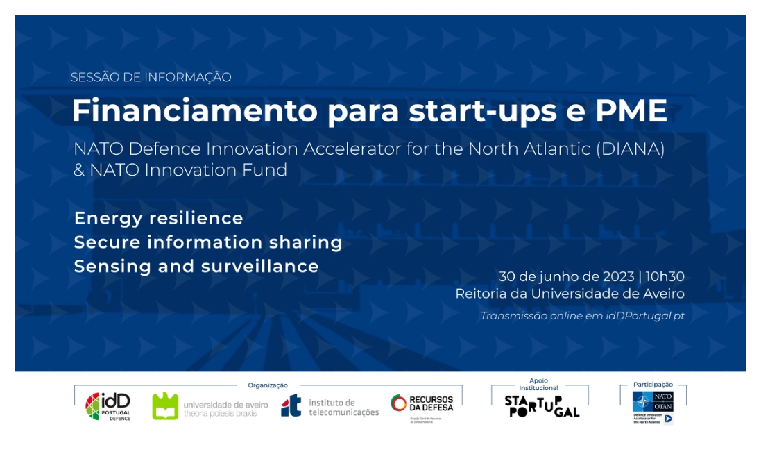 NATO/DIANA Info Session: Financing opportunities for start-ups and SMEs